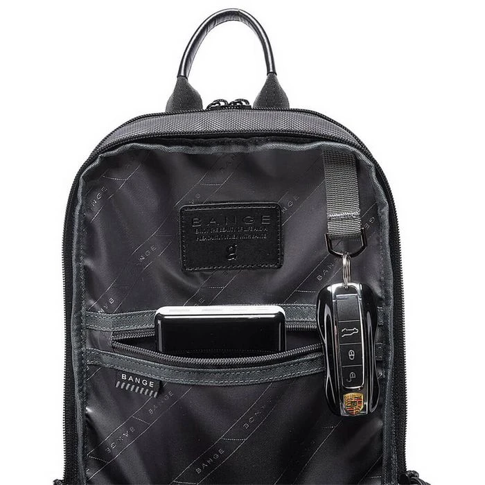 BANGE Umhängetasche AIR-X City, Nylon, 22 X 36 X 14 Cm, Schwarz – Bild 4