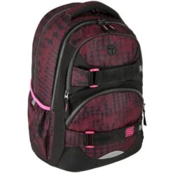 Spirit Schulrucksack Vinero 03, TTS 408633, Für Mädchen, Pink / Rot