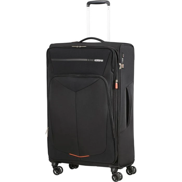 AmericanTourister Reisekoffer Summerfunk Spinner, Weich Trolley 4 Rollen Schwarz 119L, 79cm Größe XL – Bild 7