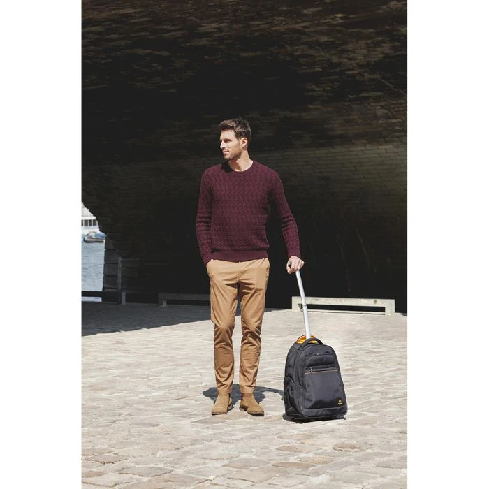 Exacompta Business-Trolley Exactive Exabusiness, 18634E , Polyester, Mit Laptopfach, Schwarz, 47L – Bild 8