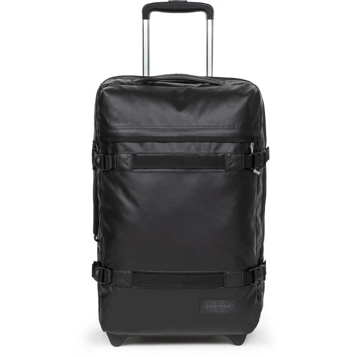 Eastpak Reisekoffer Transit'R S Tarp Weichschale, Trolley, 2 Rollen, Schwarz, 42L, 51cm, Größe S