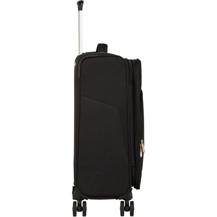 AmericanTourister Reisekoffer Summerfunk Spinner, Weich Trolley 4 Rollen Schwarz 119L, 79cm Größe XL – Bild 3