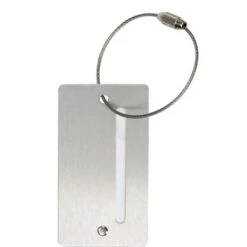 Alassio Kofferanhänger 40503, Mit Sichtfeld, Aluminium, Silber