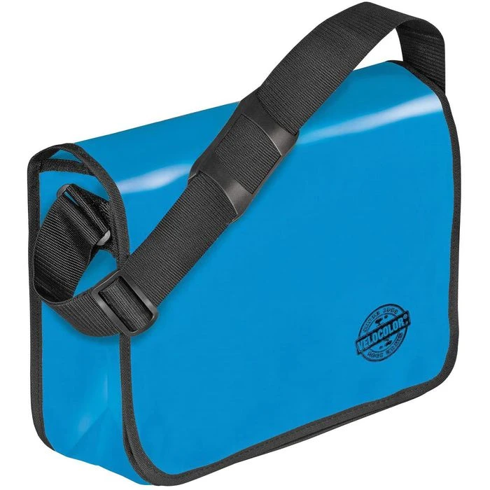 Veloflex Umhängetasche 7000351, Velocolor, LKW-Plane, 37,5 X 31,5 X 11cm, Blau