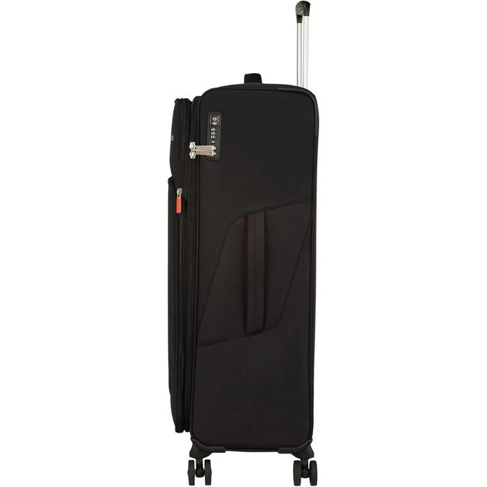AmericanTourister Reisekoffer Summerfunk Spinner, Weich Trolley 4 Rollen Schwarz 119L, 79cm Größe XL – Bild 4