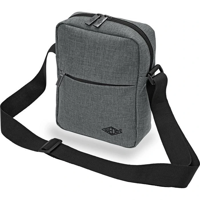 Wedo Umhängetasche 59350512, COLLEGE, Polyester, 20,5 X 22,5 X 6 Cm, Grau
