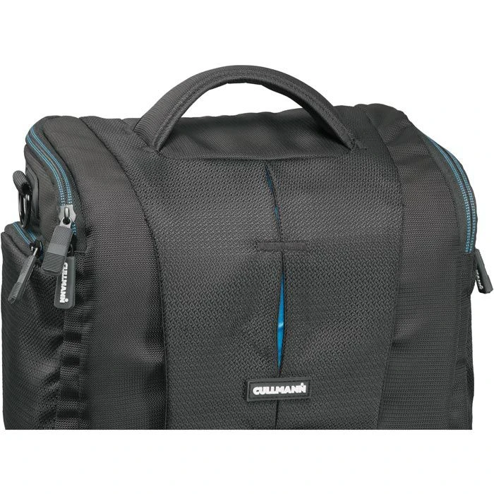 Cullmann Kameratasche Sidney Pro Maxima 300, Polyester, Schultergurt, Regenhülle, Schwarz – Bild 3
