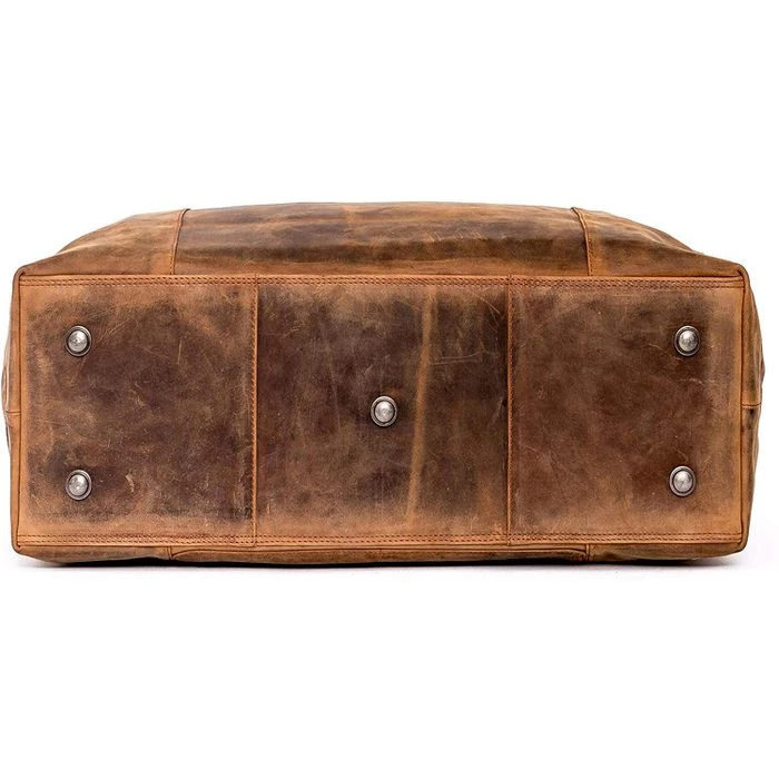 Almadih Reisetasche Kane, Echt Leder, Braun Vintage, 19 Liter, 50cm, Größe S – Bild 5