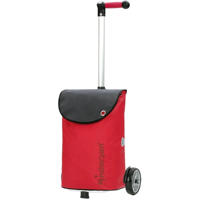 Andersen Einkaufstrolley Unus Shopper, Speed, Klappbar, Bis 40kg, Rot