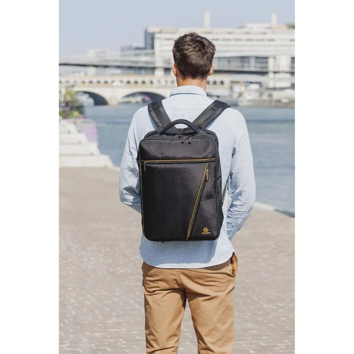 Exacompta Laptop-Rucksack Exactive Dual, 17734E, Bis 15,6 Zoll / 39,6 Cm, Polyester – Bild 8