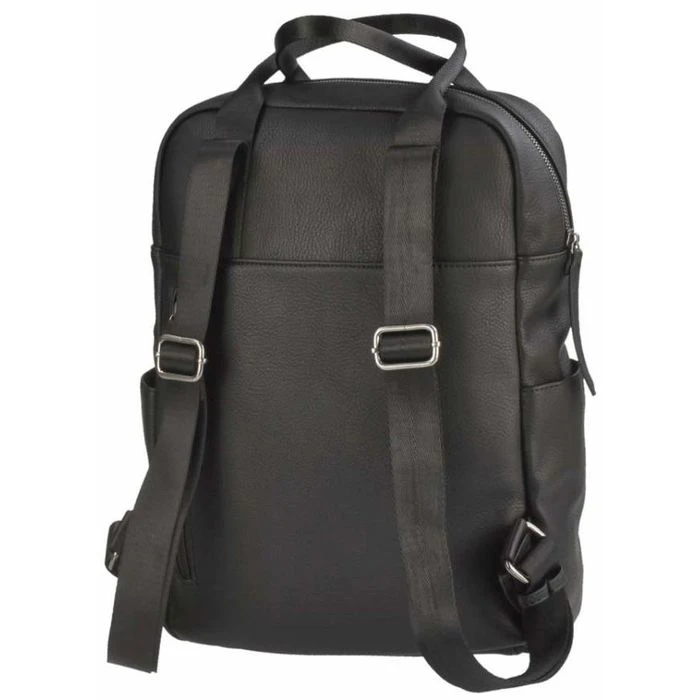 Greenburry Rucksack Madl Dasch Toni, 5609-39, New Black, Laptopfach, Kunstleder, 18L, 40cm Damen – Bild 3