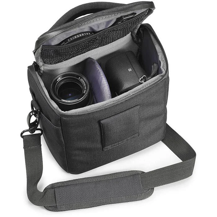 Cullmann Kameratasche Malaga Vario 400, Polyester, Schultergurt, Wasserabweisend, Schwarz â Bild 2