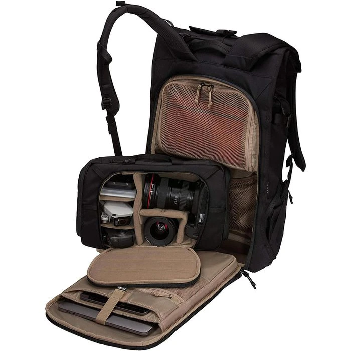 Thule Kamerarucksack TCDK232 Covert DSLR, Laptopfach, Schwarz – Bild 3