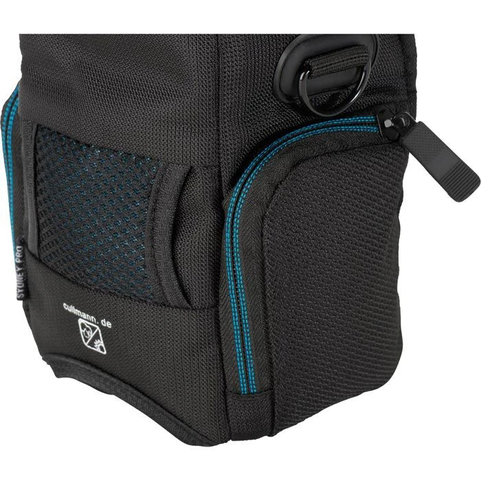 Cullmann Kameratasche Sidney Pro Vario 200, Polyester, Schultergurt, Regenhülle, Schwarz – Bild 3