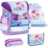 Belmil Schulranzen Classy Beautiful Mermaid 403-13, Für Mädchen, Lila, 4-teiliges Set