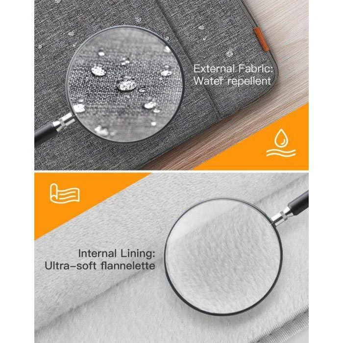 Inateck Laptophülle LB02006-15, Polyester, Grau, Bis 39,6 Cm / 15,6 Zoll – Bild 4