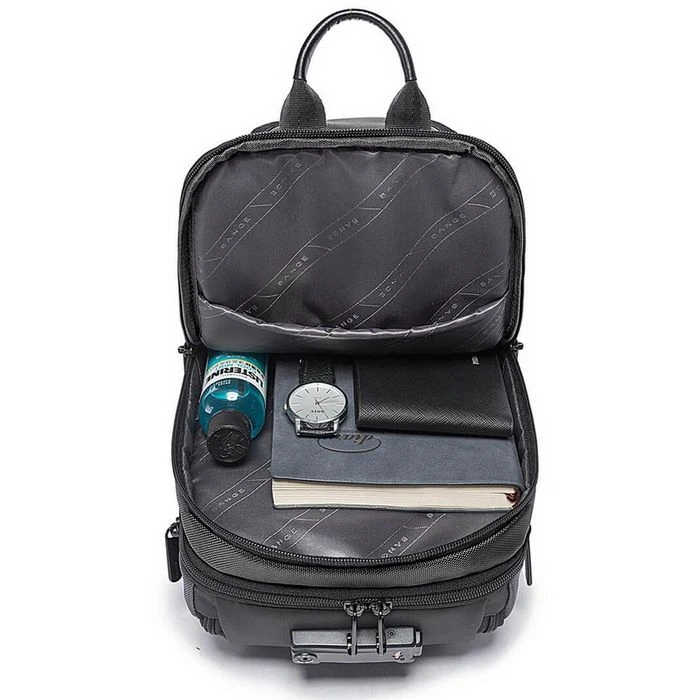 BANGE Umhängetasche AIR-X City, Nylon, 22 X 36 X 14 Cm, Schwarz – Bild 2