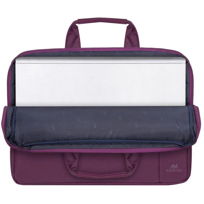 Rivacase Laptoptasche Central 8231 Purple, Bis 15,6 Zoll / 39,6 Cm Laptops, Polyester – Bild 2