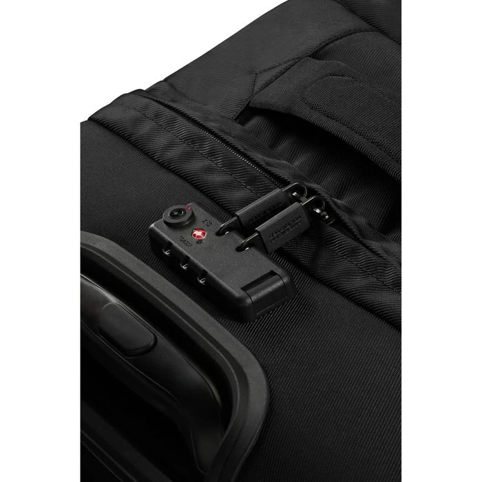 AmericanTourister Reisetasche Urban Track, Mit Rollen, Recyceltes PET, Schwarz, 55L, 55cm, Größe S – Bild 5
