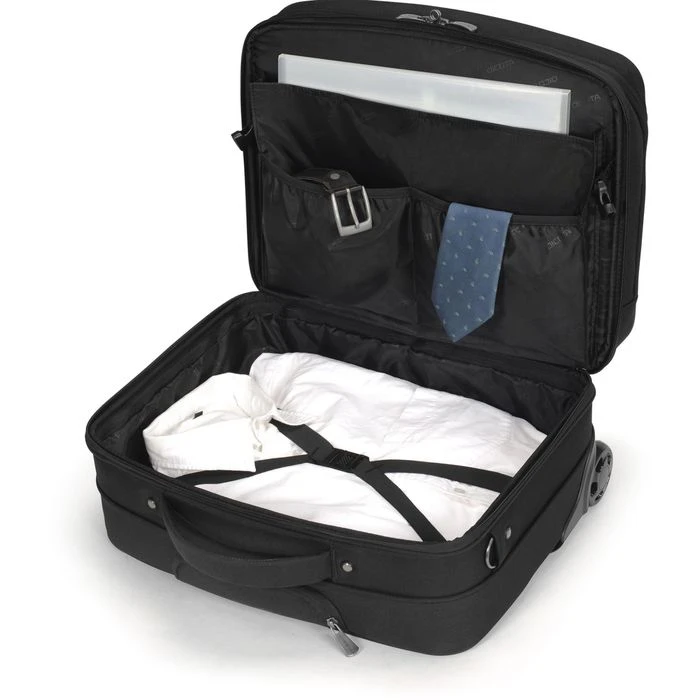 Dicota Business-Trolley Eco Multi Roller PRO D30924-RPET, Recyceltes PET, Mit Laptopfach, Schwarz, 27,5L – Bild 3