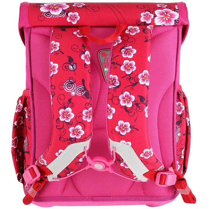 Spirit Schulranzen Cool Blume TTS 408838, Für Mädchen, Rot, 4-teiliges Set – Bild 5