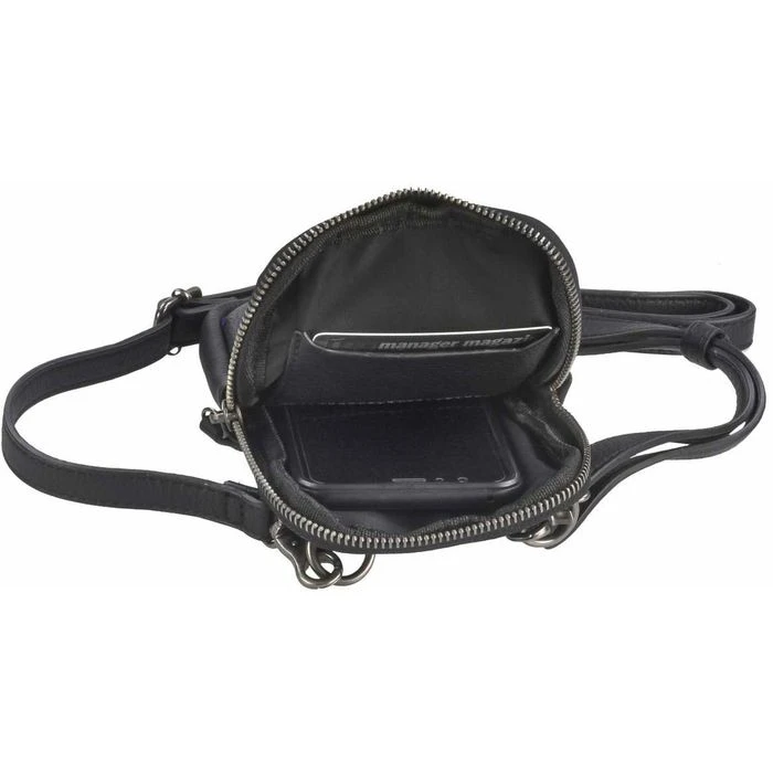 Greenburry Umhängetasche Madl Dasch Traudl, Damen, 5605-39, Kunstleder, 12 X 20 X 2,5cm, New Black – Bild 2