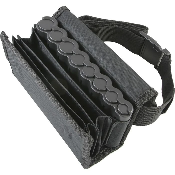 HMF Kellnerbörse 48810-02, Schwarz, Textil, 21 X 10cm, Mit Euro Geldwechsler – Bild 4