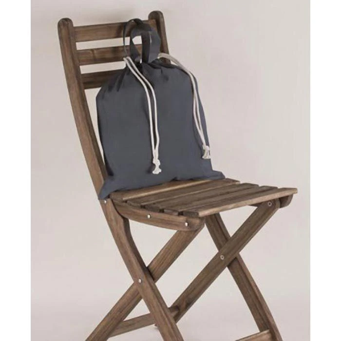 Rayher Stoffbeutel 38341562, Mit Kordelzug, Grau, Baumwolle, 40 X 42 Cm â Bild 2