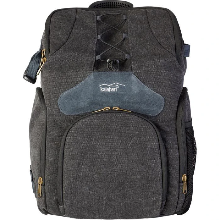Kalahari Kamerarucksack Kapako K-69, Schultergurt, Regenhülle, Schwarz