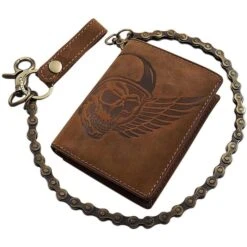 Böttcher-AG Geldbörse 1223, Echt Leder, RFID Schutz, Münzfach, Druckknopf, Braun