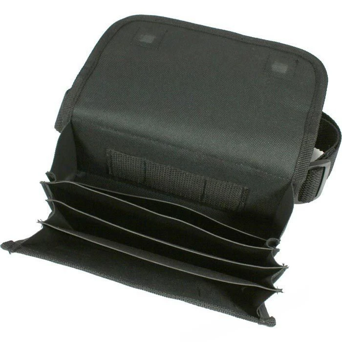 HMF Kellnerbörse 48810-02, Schwarz, Textil, 21 X 10cm, Mit Euro Geldwechsler – Bild 5