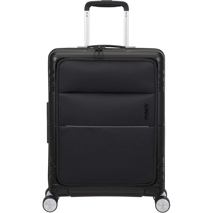 AmericanTourister Reisekoffer Hello Cabin Spinner, Hartschale Schwarz 36L 55cm Größe S Laptopfach – Bild 4