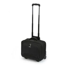 Dicota Business-Trolley Eco Multi Roller PRO D30924-RPET, Recyceltes PET, Mit Laptopfach, Schwarz, 27,5L