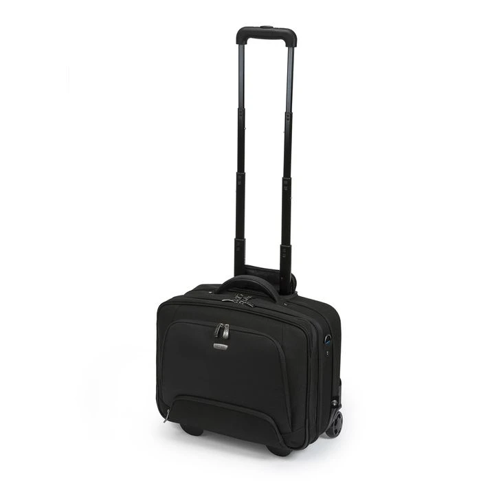 Dicota Business-Trolley Eco Multi Roller PRO D30924-RPET, Recyceltes PET, Mit Laptopfach, Schwarz, 27,5L