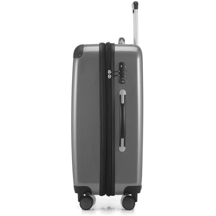Hauptstadtkoffer Reisekoffer Alex 8278, Hartschale, Trolley 4 Rollen, Silber, 74 Liter, 65cm, Größe L – Bild 2
