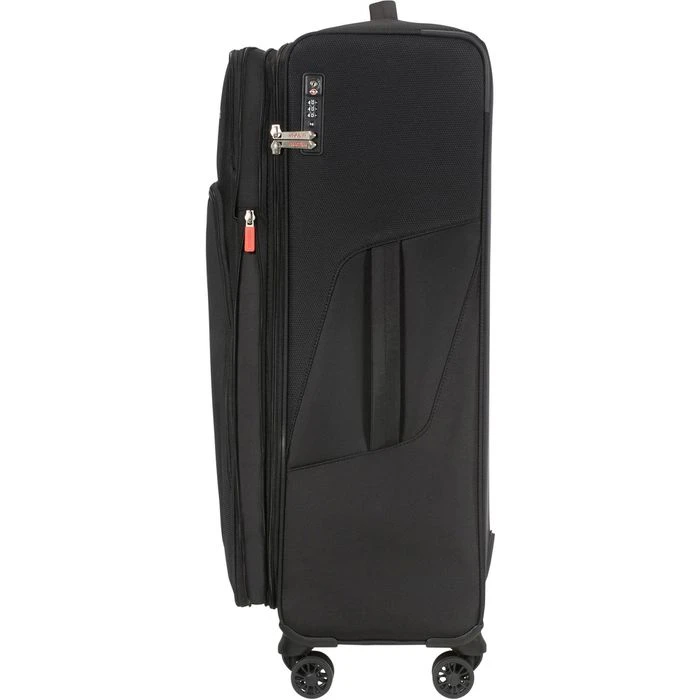 AmericanTourister Reisekoffer Summerfunk Spinner, Weich Trolley 4 Rollen Schwarz 119L, 79cm Größe XL – Bild 5