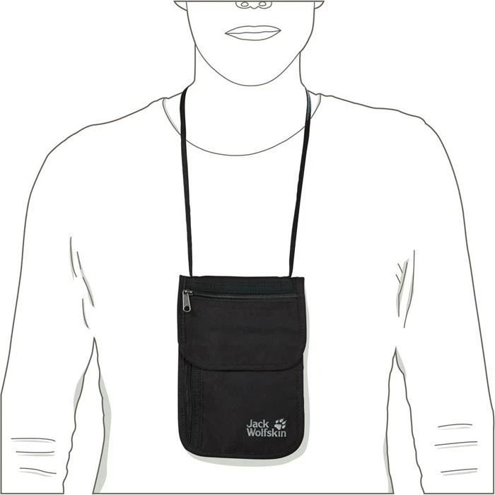 Jack Wolfskin Jack-Wolfskin Umhängetasche Organizer 8006751, Polyester, 13,5 X 20 Cm, Schwarz – Bild 3
