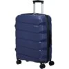 AmericanTourister Reisekoffer Air Move Spinner, Hartschale, 4 Rollen, Blau, 61L, 66cm, Größe L