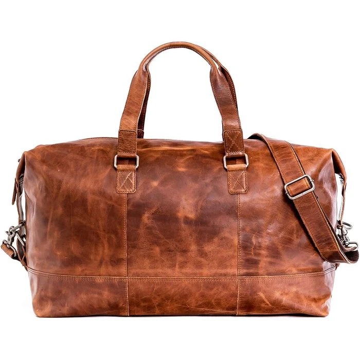 Almadih Reisetasche Yuri, Echt Leder, Braun Deluxe, 31 Liter, 51cm, Größe S – Bild 4