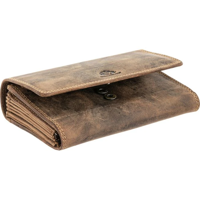 Greenburry Kellnerbörse Vintage 1785 ES 25 Braun, Echt Rindsleder, 17,5 X 10cm, Extra Stark – Bild 3