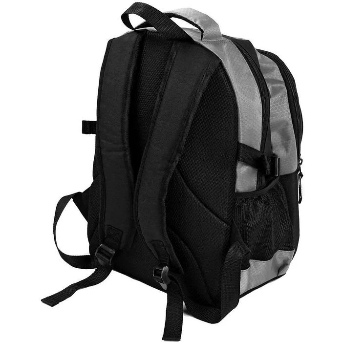 Monzana Rucksack 102386, Schwarz/grau Laptopfach Polyester 34L 46cm – Bild 3