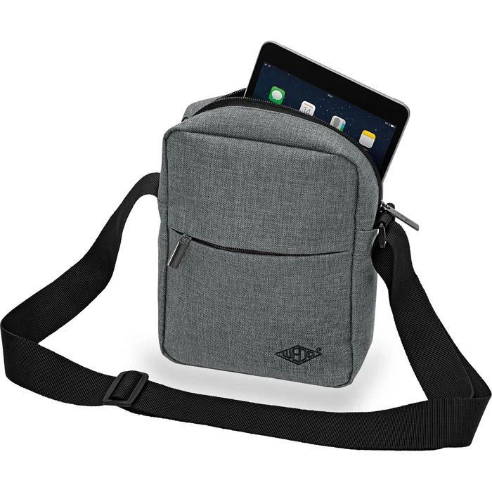 Wedo Umhängetasche 59350512, COLLEGE, Polyester, 20,5 X 22,5 X 6 Cm, Grau – Bild 4