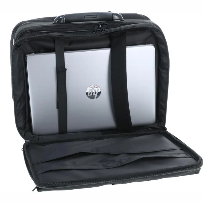 LightPak Pilotenkoffer Corniche, 46075, Schwarz, Mit Reißverschluss, Laptopfach, Polyester – Bild 5