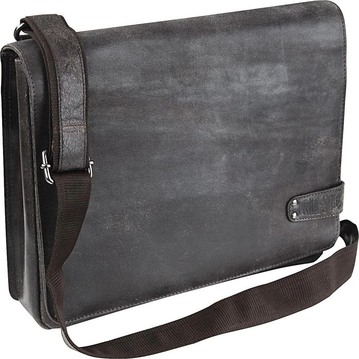 Pride And Soul Umhängetasche Jolly 47155, Echt Leder, 31,5 X 24,5 X 6cm, Braun