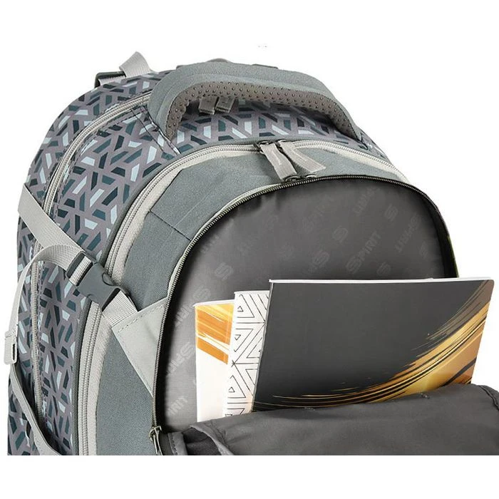 Spirit Schulrucksack Vinero 20, TTS 403457, Unisex, Grau – Bild 5