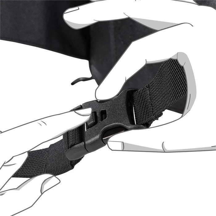 Jack Wolfskin Jack-Wolfskin Gürteltasche Upgrade, 8006681-6000 Schwarz, 2,5 Liter, Breite 24cm, Polyester – Bild 4