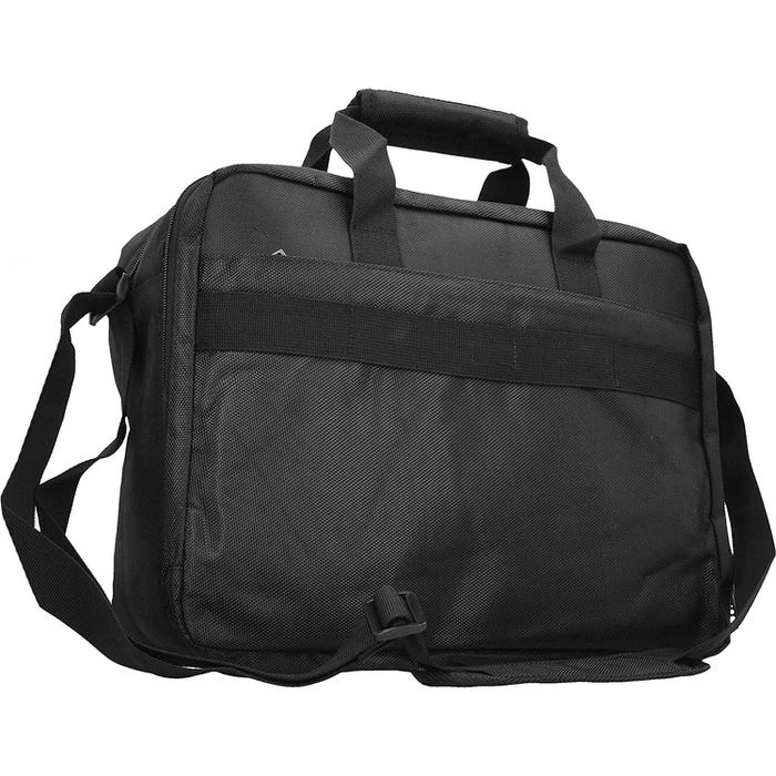 D&N Aktentasche 5617 Basic Line Schwarz, Mit Reißverschluss, Laptopfach, Polyester – Bild 4