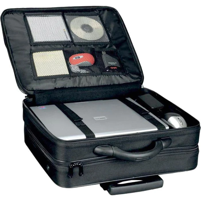 LightPak Business-Trolley Treviso 92702, Polyester, Mit Laptopfach, Schwarz – Bild 2