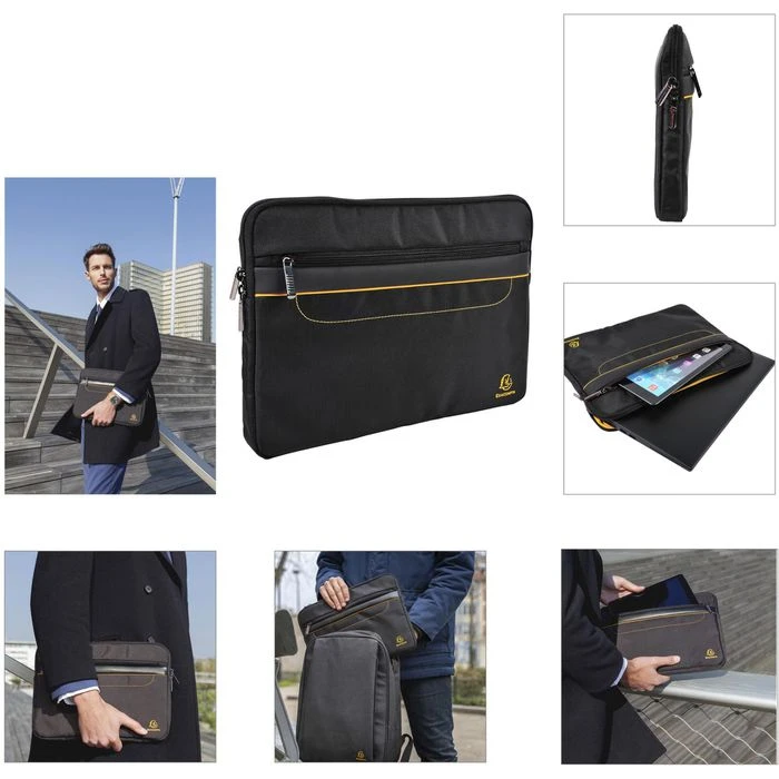 Exacompta Laptophülle Exactive, 17134E, Polyester, Schwarz, Bis 33,78 Cm / 13,3 Zoll – Bild 5