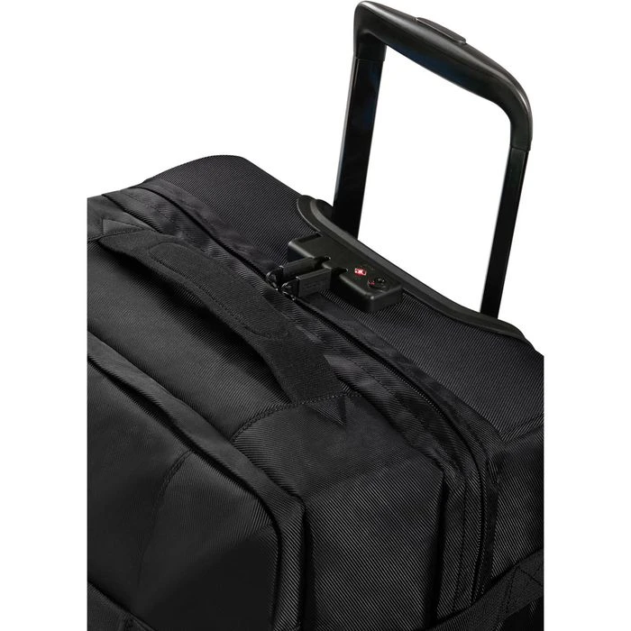 AmericanTourister Reisetasche Urban Track, Mit Rollen, Recyceltes PET, Schwarz, 55L, 55cm, Größe S – Bild 6